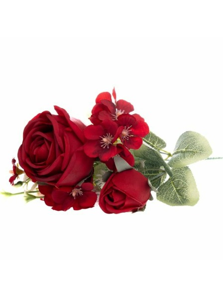 Casa de Engel Műrózsacsokor, piros, 27/324