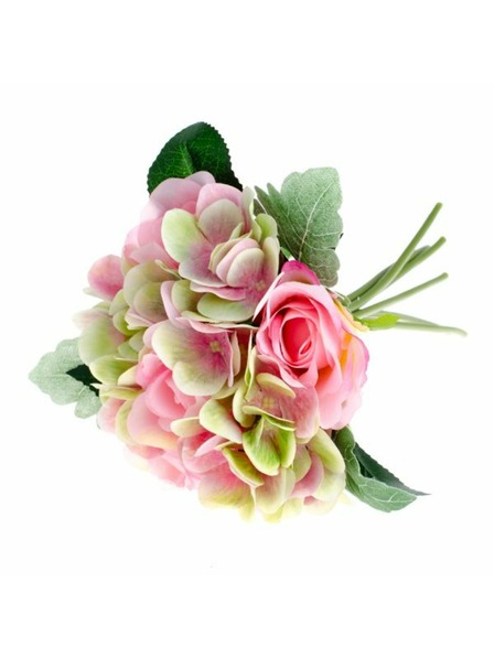 Casa de Engel Mesterséges rózsa és hortenzia csokor, 20/120