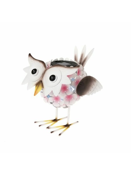 Casa de Engel Kerti fém LED-es napelemes dekoráció - bagoly, 0/8