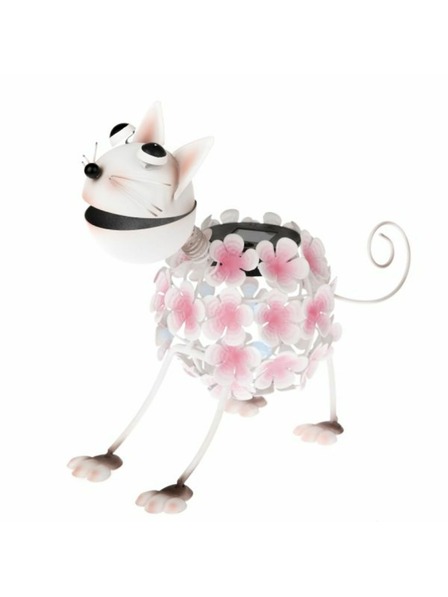 Casa de Engel Kerti fém dekoráció napelemes LED-del - macska, 0/8