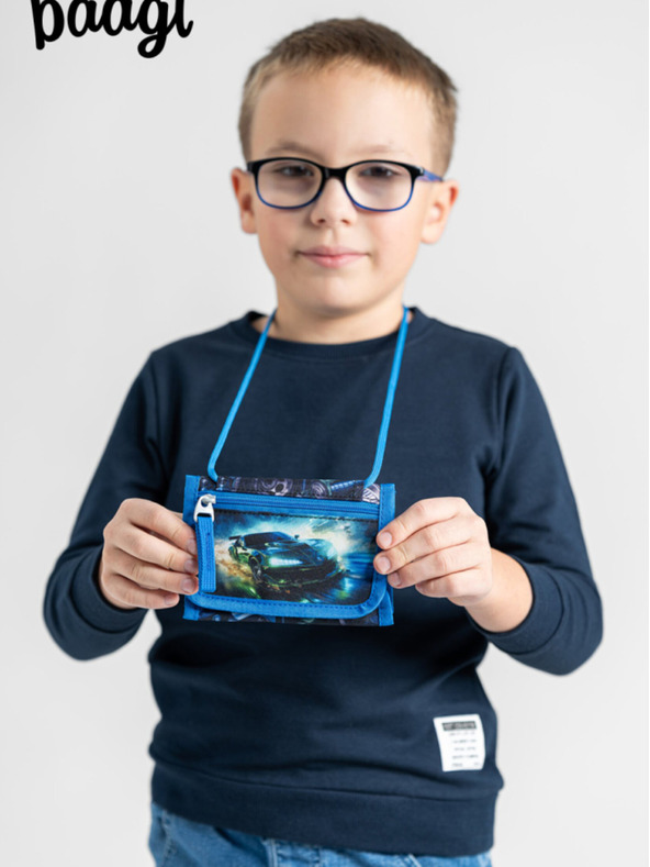 BAAGL  Fekete nyaktárca Baagl versenyautó