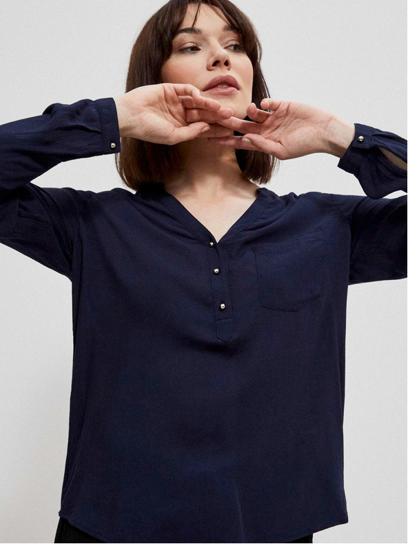 Moodo Sötétkék női póló Moodo