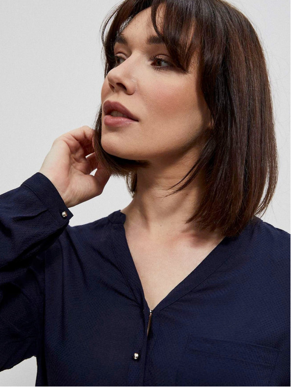 Moodo Sötétkék női póló Moodo