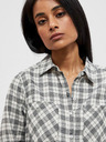 Moodo Fekete-fehér női kockás ing Moodo