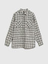 Moodo Fekete-fehér női kockás ing Moodo