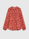 Moodo Bor-narancs női virágos blúz Moodo