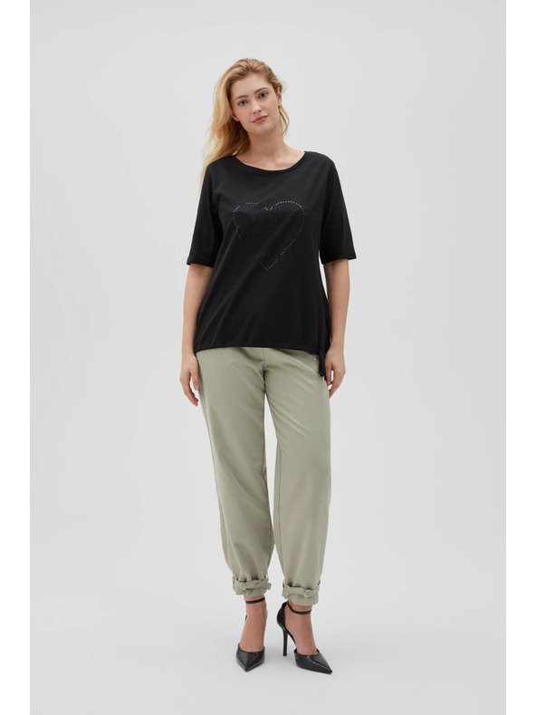 Moodo Fekete női póló Moodo