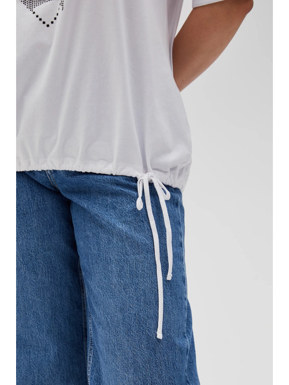 Moodo Fehér női póló Moodo