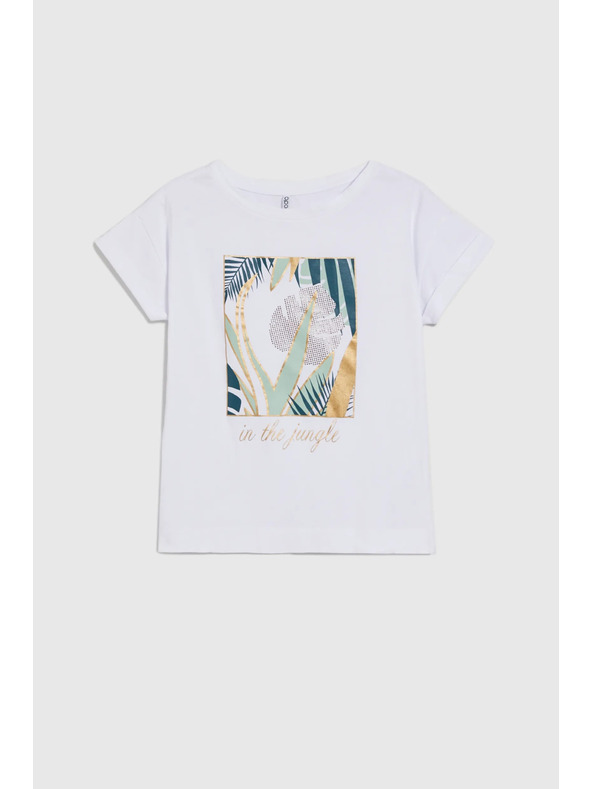 Moodo Women's White T-Shirt Moodo