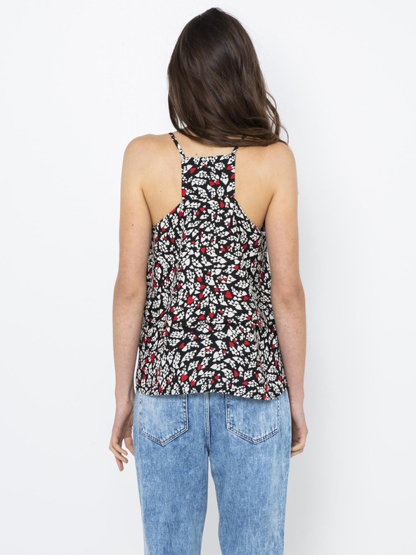 CAMAIEU Fekete mintás felső CAMAIEU