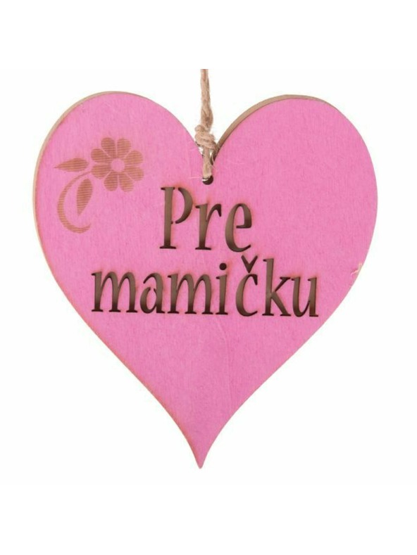 Casa de Engel Fa felfüggeszthető szívecske felirattal (SK), 0/150
