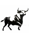 Casa de Engel Fa fali dekoráció - bika, 0/25