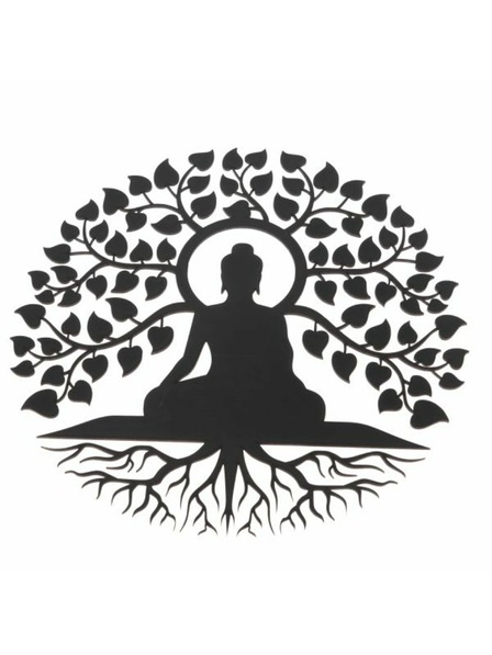 Casa de Engel Fa fali dekoráció - fa Buddhával, 0/25