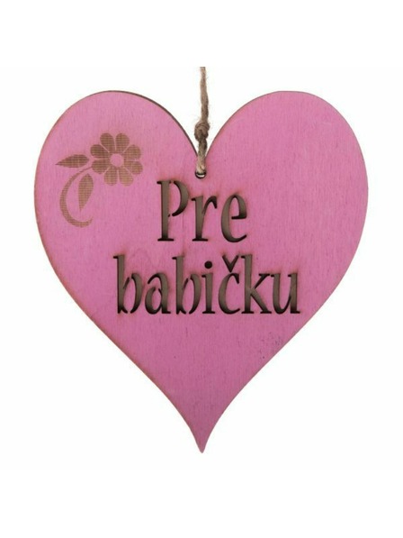 Casa de Engel Fa felfüggeszthető szívecske felirattal (SK), 0/150