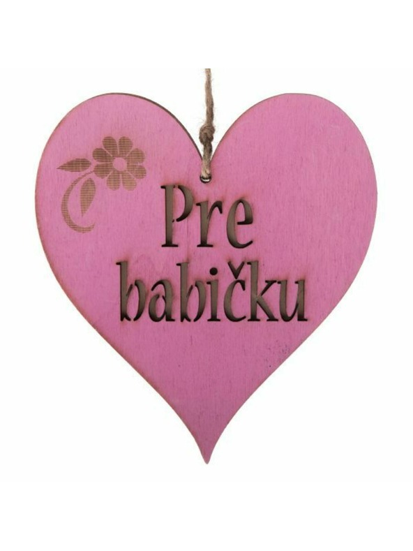 Casa de Engel Fa felfüggeszthető szívecske felirattal (SK), 0/150