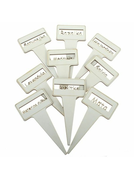 Casa de Engel Fa dekorációs tűzőke - fűszernövények (SK), 9 db-os szett, 0/25