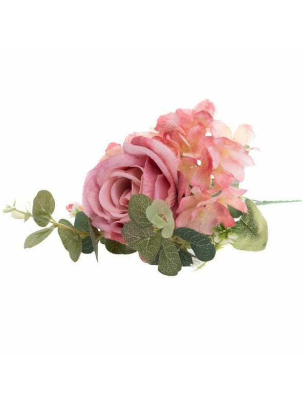 Casa de Engel Művirág csokor rózsákkal, világospiros, 24/240