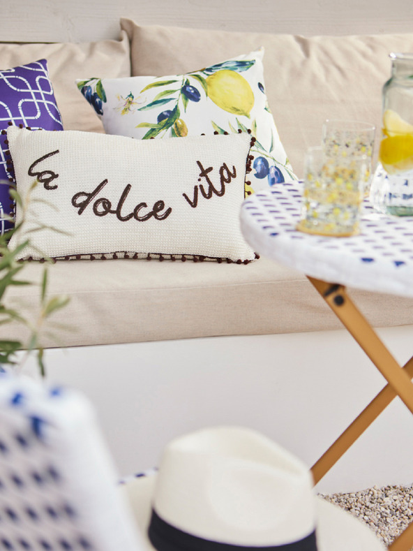 Kaemingk Fehér kültéri ülőpárna Kaemingk