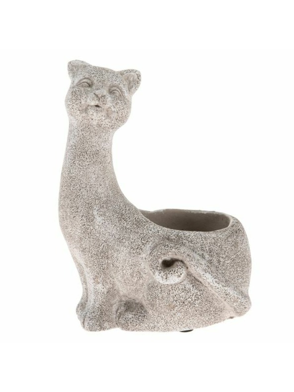 Casa de Engel Beton virágcserép - macska, 0/12