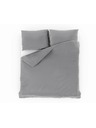 Kvalitex Csíkos szatén ágyneműhuzat 140x200, 70x90cm világosszürke Kvalitex