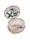 Casa de Engel 2 személyes fonott piknikkosár, 0/2