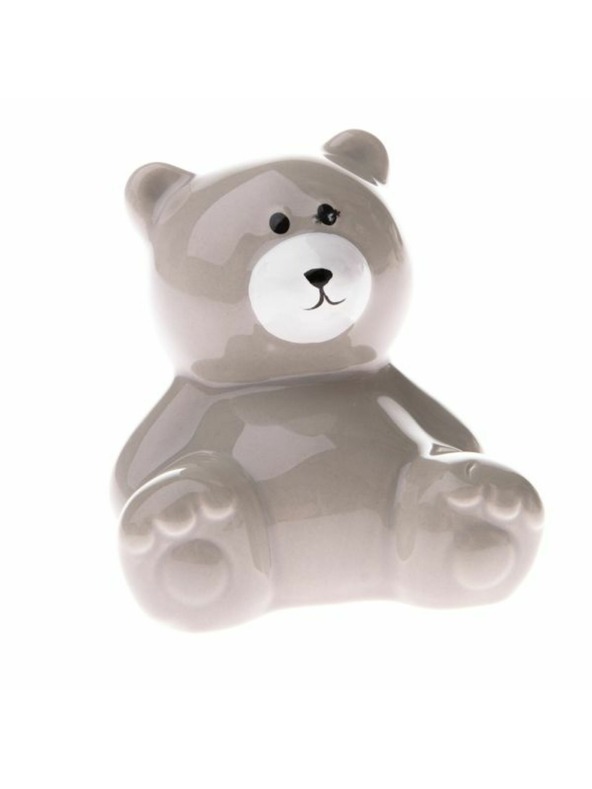 Casa de Engel Kerámia persely - maci, szürke, 0/36