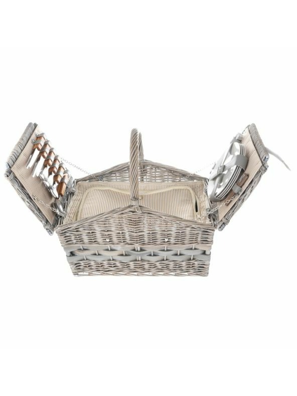 Casa de Engel Fonott piknikkosár 4 személyre - termoszdoboz, 0/2