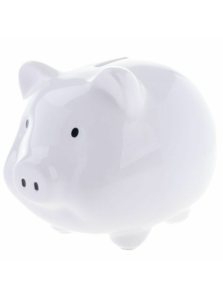 Casa de Engel Kerámia persely - malac, fehér, 0/12