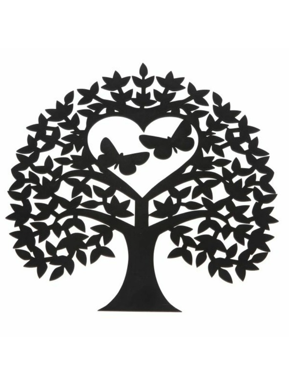 Casa de Engel Fa fali dekoráció - fa pillangókkal, 0/25