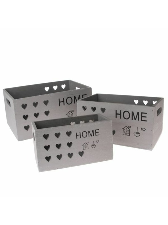 Casa de Engel Fa láda - 3 darabos készlet, 0/8