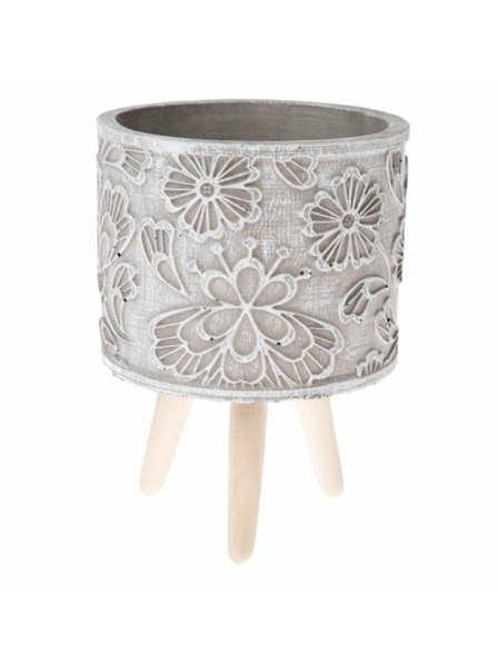 Casa de Engel Beton virágcserép borító lábakkal, 0/16