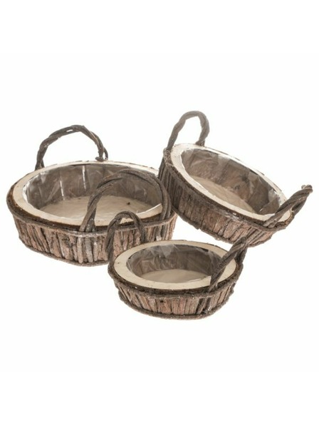 Casa de Engel Fa ültetőtartó PVC-vel - 3 darabos készlet, 0/6