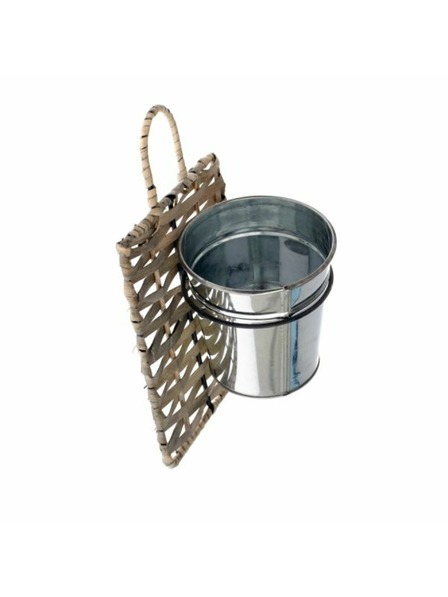 Casa de Engel Fali virágcserép (fa, fém), 0/48