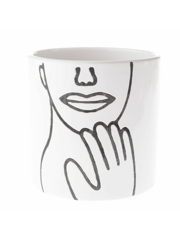 Casa de Engel Kerámia virágcserép arccal, 3/36