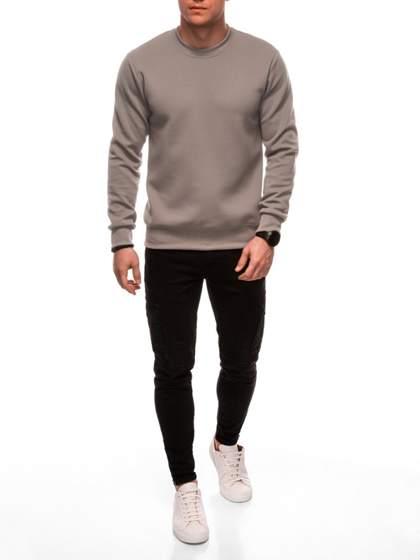 Edoti Férfi kapucnis pulóver B1710 - bézs EDOTI