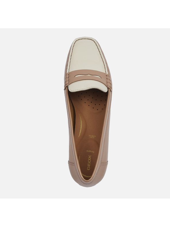 Geox Világosbarna női Geox Annytah moc loaferek