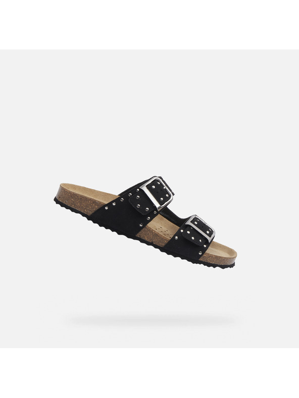 Geox Fekete Geox Brionia R női papucs