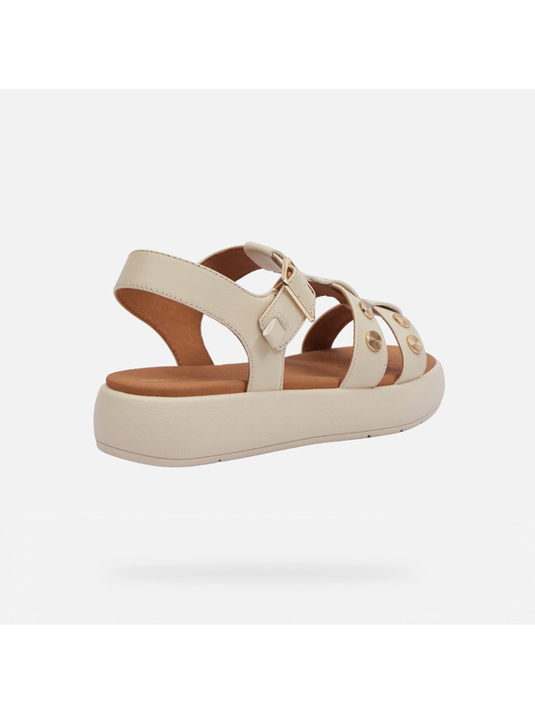 Geox Krém Geox Camalei női szandál