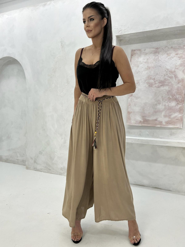 Edoti PLR269 Női culotte nadrág - barna EDOTI