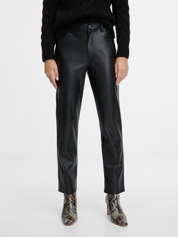 Orsay ORSAY barna műbőr női nadrág