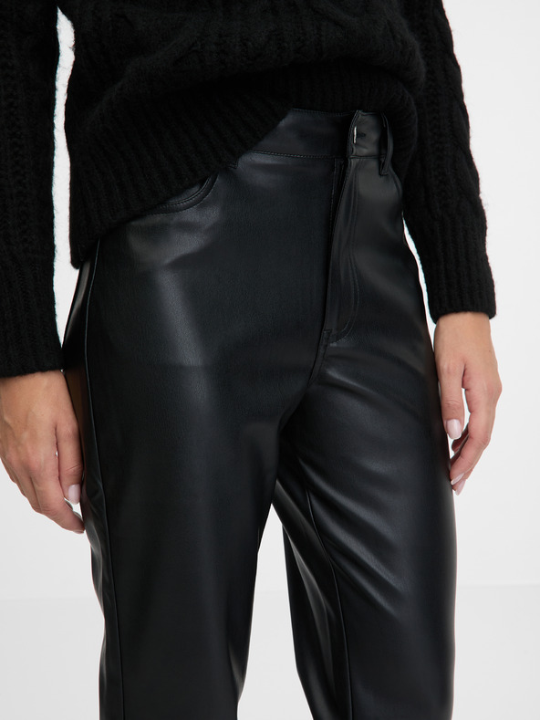 Orsay ORSAY barna műbőr női nadrág