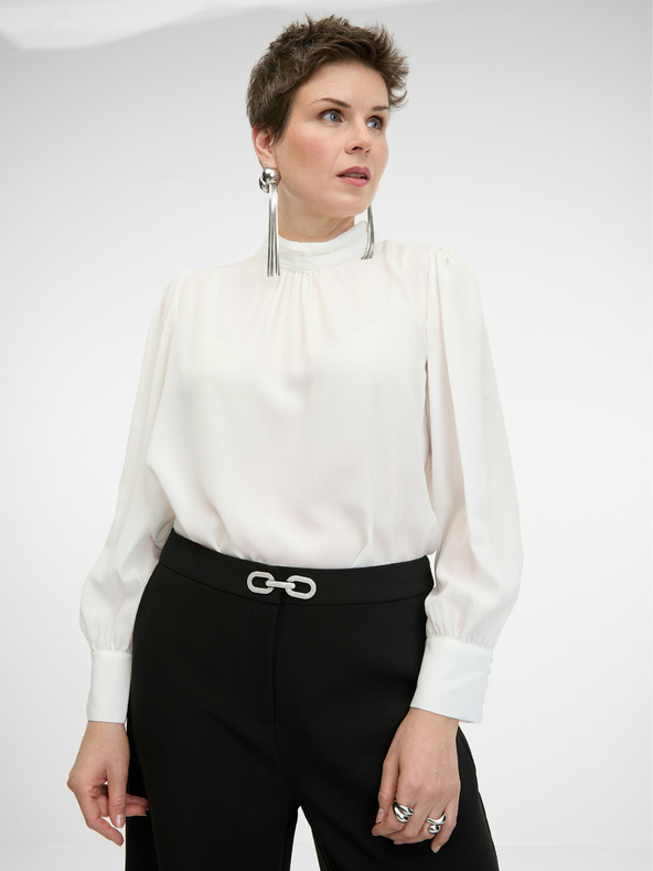 Orsay ORSAY fekete női széles szárú nadrág