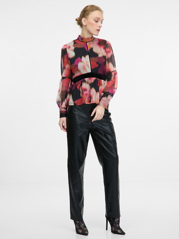 Orsay Orsay piros mintás blúz nőknek