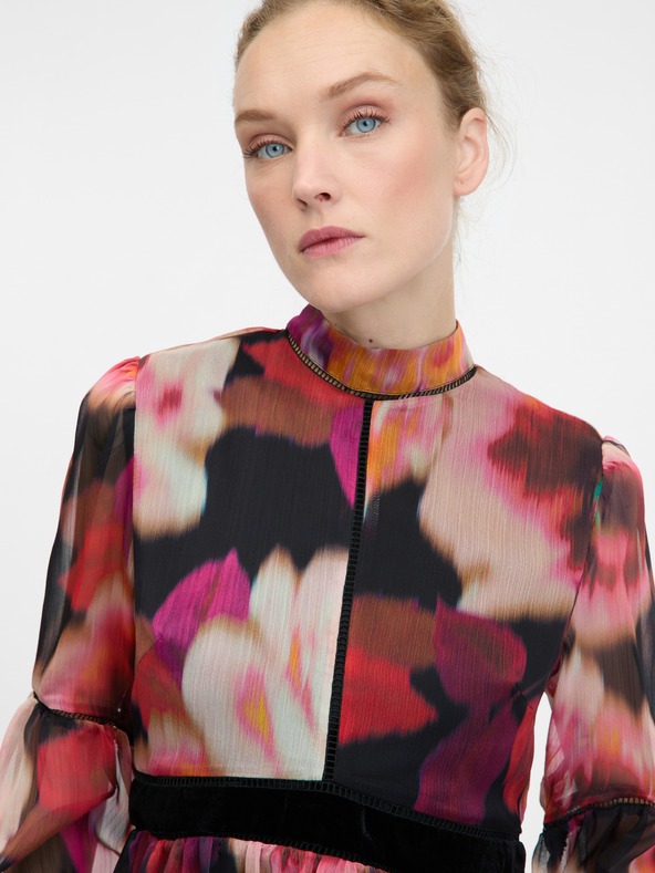 Orsay Orsay piros mintás blúz nőknek