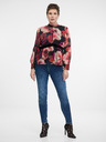 Orsay Orsay piros mintás blúz nőknek