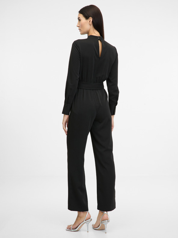 Orsay Orsay fekete női hosszú ujjú overál