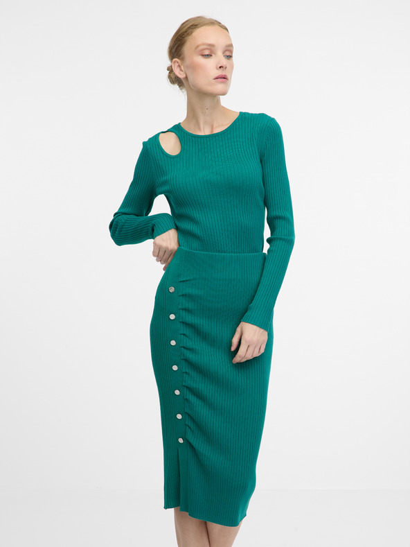 Orsay ORSAY zöld női hosszú pulóver