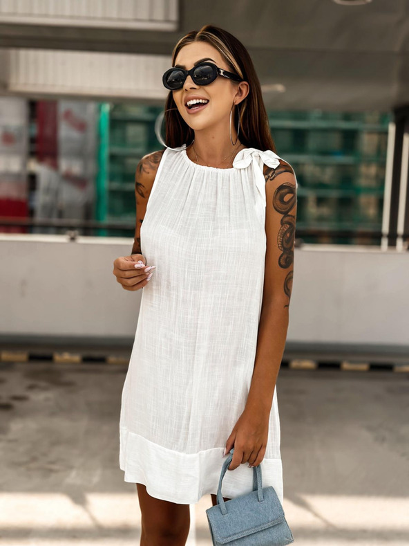 Edoti DLR106 Női mini ruha - rózsaszín OTHER