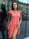 Edoti DLR106 Női mini ruha - rózsaszín OTHER
