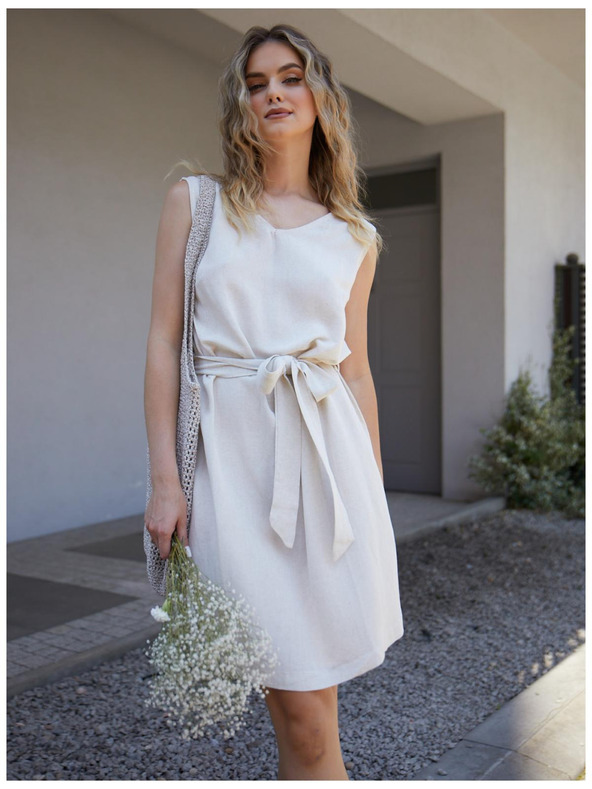 Edoti DLR106 Női mini ruha - rózsaszín OTHER